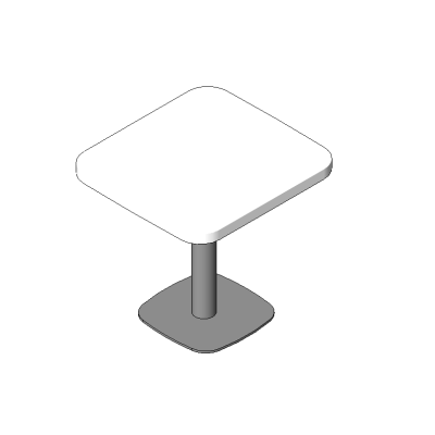 Sleek Pedestal Table