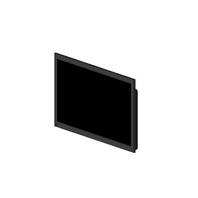 42 inch plasma tv; 3d revit design