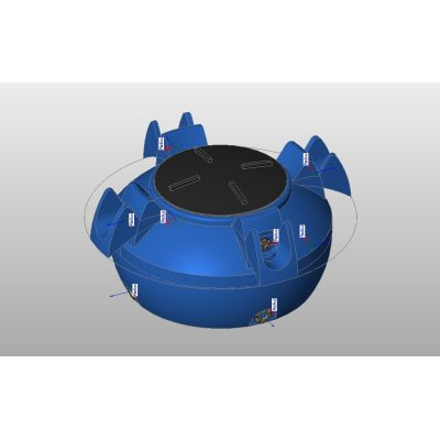 Water tank 500 and 1000 L parametric