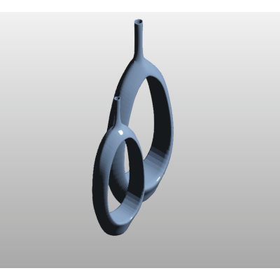 Metal Ring Sculpture