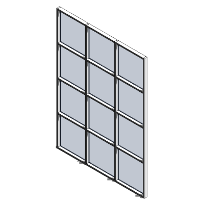 Twin Span Curtain Wall System