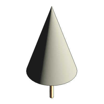 Arbre 3D - Conique