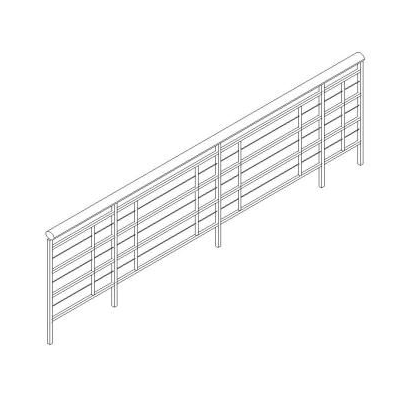 Stylish Horizontal Railing