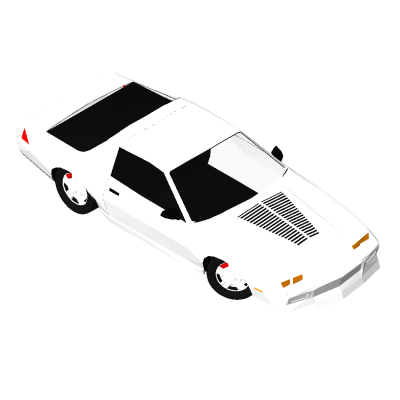 Classic 1983 IROC Car Model