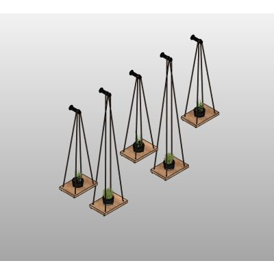 Geometric Hanging Planters