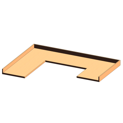 U-Shaped Countertop Design