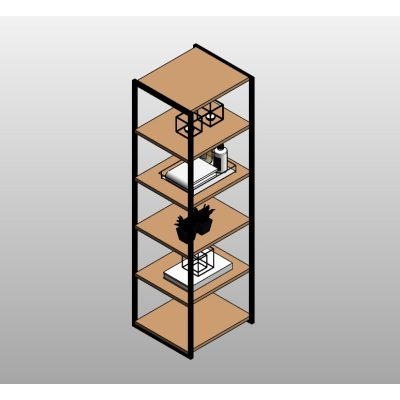 Decorative Bookshelf 01