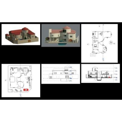Three-Level Villa Design