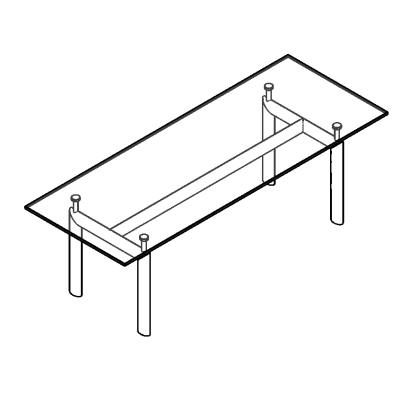 LC6 TABLE NOT ADJUSTABLE 5957