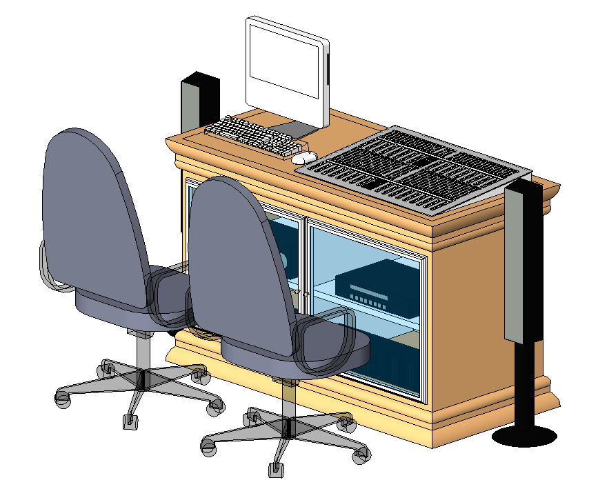 Sound Equipment Desk 10937