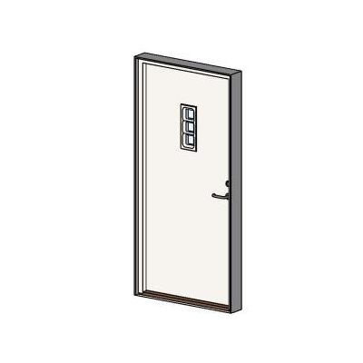 Sophisticated 3D Wooden Door