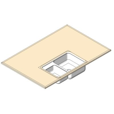 Modern Kitchen Island Countertop