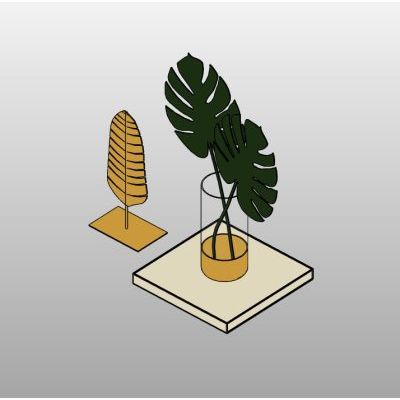 Botanical Decoration Set