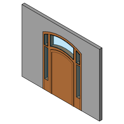 Arched Door Fixed