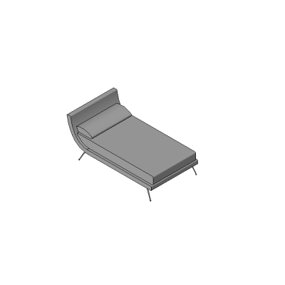Sleek Modern Chaise Lounge