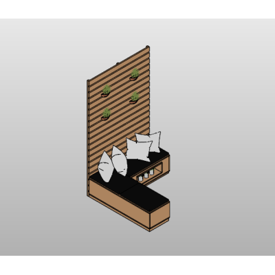 Sofa with Vertical Garden