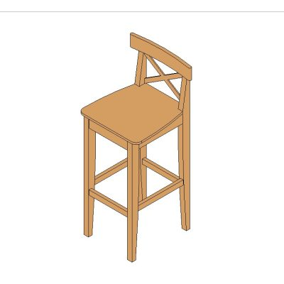 Traditional Bar Chair