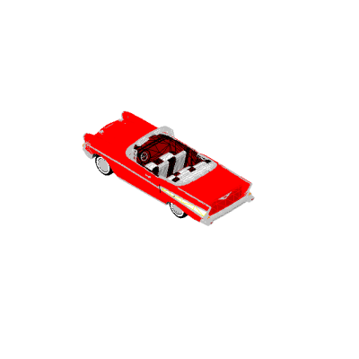 Classic Red Convertible
