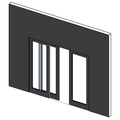 3 Panel Sliding Door