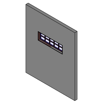 5x2 Wood Transom Window 1670