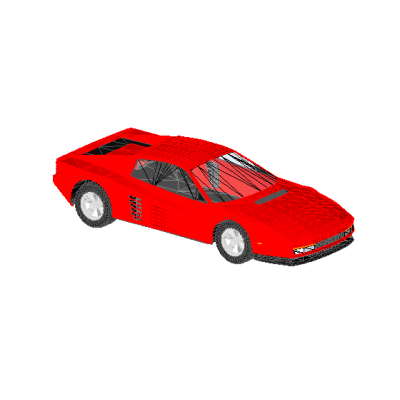 Classic Red Sports Car