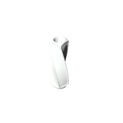 White Twisted Vase