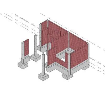 Single-family home in revit 2017