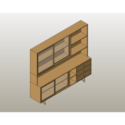 Wooden Bookshelf
