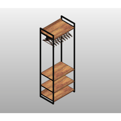 Wooden Shelving Unit