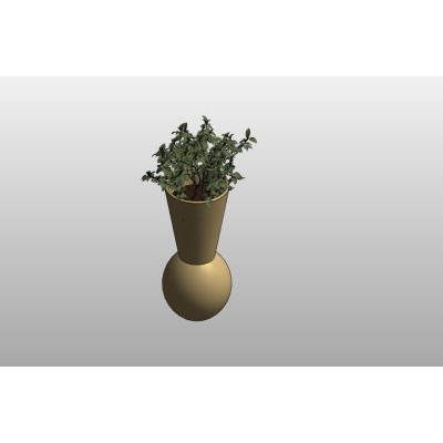 Vase with Vegetation
