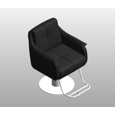 Sleek Swivel Lounge Chair
