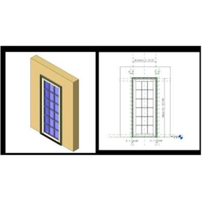 Glass door
