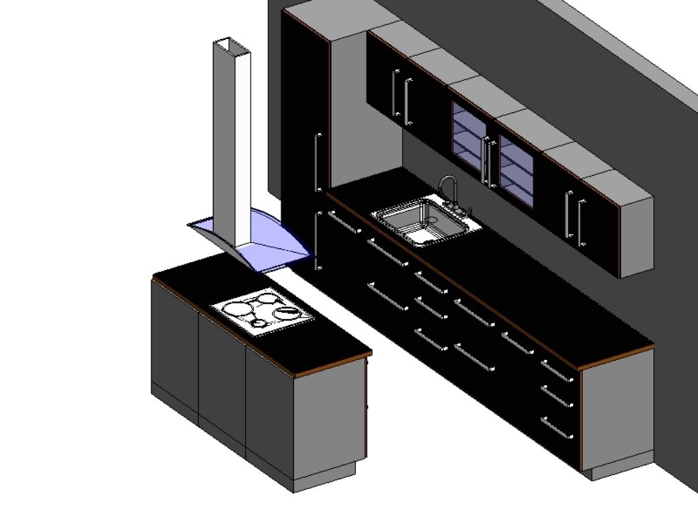 Kitchen furniture to be used in revit
