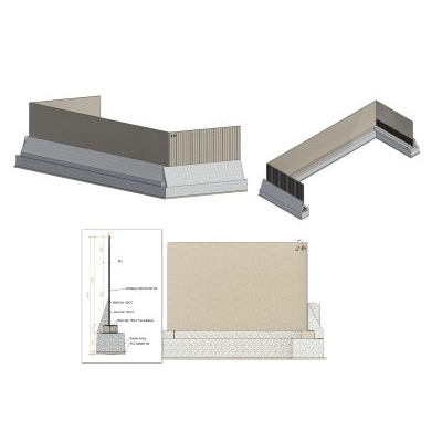 Reinforced Concrete Retaining Wall