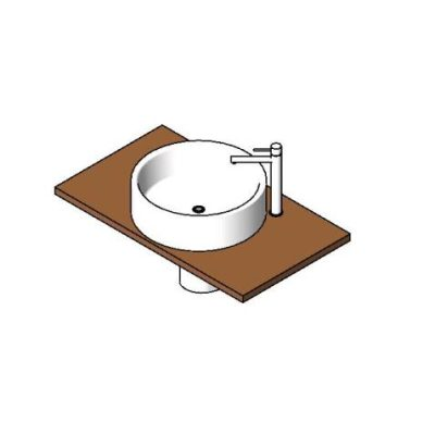 Modern Round Vessel Sink