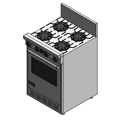 Viking Open Burner Range