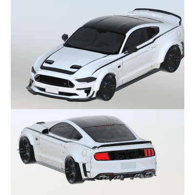 2020 Ford Mustang RTR Spec - 3D Model