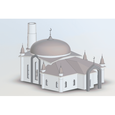 Mosque Architectural Model