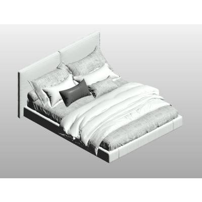 White Minimalist Bed Frame