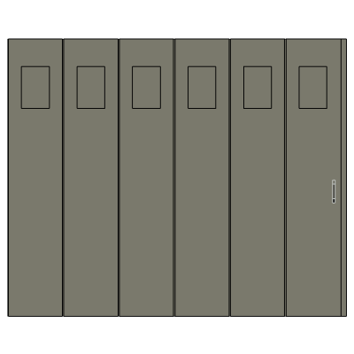 Sliding garage door