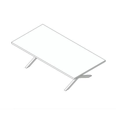 Minimalistic Rectangle Table