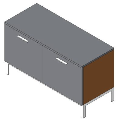 Modern Sideboard Cabinet - 3D Model