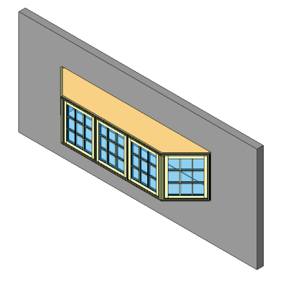 Kolbe Ultra Series Casement 5-Wide X Series 45 Degree Bay Units 6976