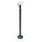 Exterior light pole modern fixture