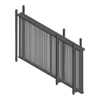 Gate - Rolling Steel Louverd 7222