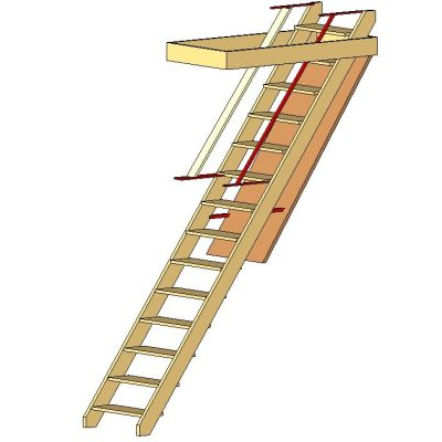 Space-Saving Attic Ladder