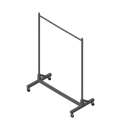 Garment Rack on Wheels
