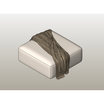 Pouf with Blanket
