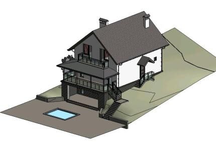 Small house (revit 3d)