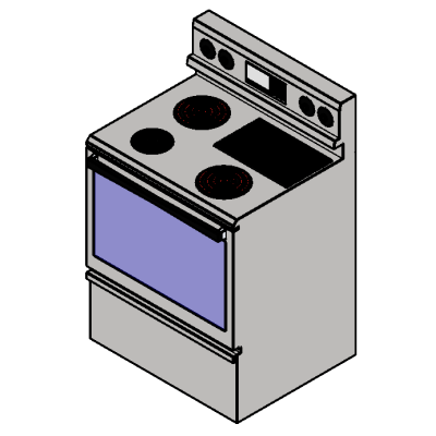 Stainless steel stove
